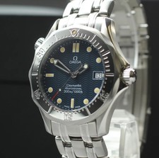 [ESTADO PERFEITO] Omega Seamaster Professional 300M mostrador azul 2562,80 QZ relógio masculino JAPÃO comprar usado  Enviando para Brazil