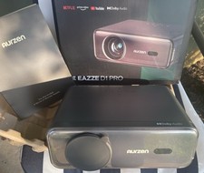 Projetor Inteligente Aurzen EAZZE D1 Pro com WiFi e Bluetooth, Netflix Cinza Oficial comprar usado  Enviando para Brazil