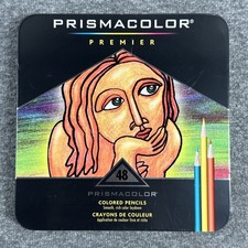 Usado, Conjunto de 43 lápis de cor Prismacolor Premier em caixa de lata leitura muito boa qualidade comprar usado  Enviando para Brazil