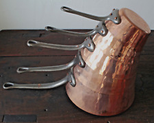 Sèrie casseroles cuivre d'occasion  Ploëzal