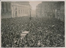 Rome 1930 foule d'occasion  Ballon