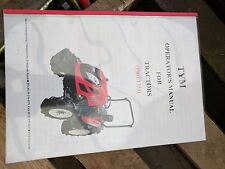 Tym operators manual for sale  GRANTHAM