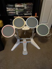 Conjunto de bateria Nintendo Wii Harmonix banda de rock com fio com pedal e baquetas comprar usado Conjunto de bateria Nintendo Wii Harmonix banda de rock com fio com pedal e baquetas comprar usado  Enviando para Brazil