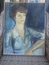 Portrait ölgemälde frau gebraucht kaufen  Oberhausen