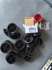 Black plastic 70mm for sale  INGATESTONE