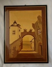 Vintage retro marquetry for sale  MORPETH