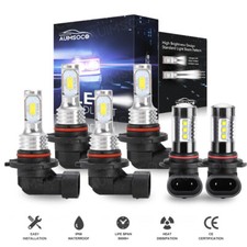 Faróis de LED e lâmpadas de neblina para GMC Sierra 1500 2500HD 2003 2004 2005-2006 comprar usado  Enviando para Brazil