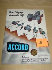 Agricultural advertising accor d'occasion  Expédié en Belgium