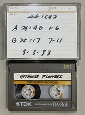 Hothouse Flowers - Songs From The Rain DAT Production Master Cassette Tape comprar usado  Enviando para Brazil