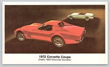Postcard 1972 corvette for sale  Bourbonnais