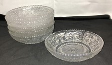 Usado, 6 Duncan & Miller CRISTAL SANDUÍCHE *6" TIGELAS DE SALADA DE FRUTAS* comprar usado  Enviando para Brazil