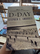 D-Day : June 6, 1944: by Stephen E. Ambrose (1995, Trade Paperback), usado comprar usado  Enviando para Brazil