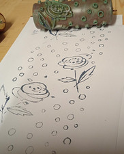 Alte große malerrolle gebraucht kaufen  Aldersbach