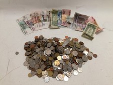 Gran Lote de Billetes y Monedas del Mundo Colección Mixta de Moneda Extranjera segunda mano  Embacar hacia Mexico