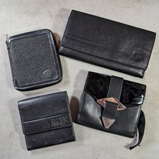 Black leather purse for sale  BLAYDON-ON-TYNE