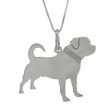 Collana con rottweiler usato  Dolianova