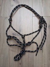 Knotenhalfter schwarz beige gebraucht kaufen  Speichersdorf