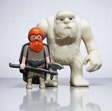 Playmobil Fantasy Winter Krieger Troll Burg Ritterburg Burg Eis Schnee Barbar comprar usado  Enviando para Brazil
