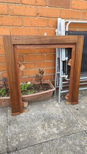 Solid mahogany fire for sale  STOKE-ON-TRENT