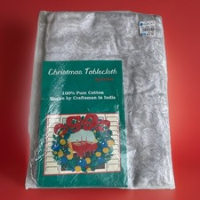 Christmas tablecloth lintex for sale  Old Bridge