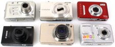 Lote de 6 câmeras digitais Canon Nikon Sony lote para exibição ou reparo de hélice comprar usado  Enviando para Brazil