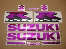 Usado, Adesivos para Suzuki GSX-R 1000 personalizado conjunto de decalques rosa cromado kit gráfico srad comprar usado  Enviando para Brazil