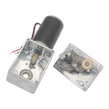 Usado, Motor de engrenagem sem-fim de eixo duplo DC 12V/24V 4-470 RPM motor de redução de velocidade de alto torque comprar usado  Enviando para Brazil