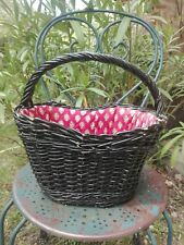 Ancien panier osier d'occasion  France