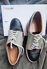 Pollini leder schnürhalbschuh gebraucht kaufen  Deutschland