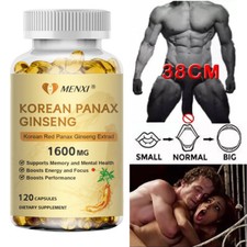 6 anos de idade Panax vermelho puro qualidade premium 120 cápsulas de ginseng coreano vermelho 1600mg comprar usado  Enviando para Brazil