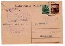 Intero postale lire usato  Soresina