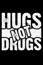Hugs Not Drugs: Lined A5 Notebook for Positive Journal comprar usado  Enviando para Brazil