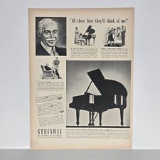 1940 Steinway Vintage Piano Anúncio Grande Vertical Placa de Som Instrumento Musical comprar usado  Enviando para Brazil