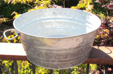Vintage galvanized round for sale  Roseville