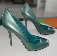 Escarpin cuir vernis d'occasion  Rosny-sur-Seine