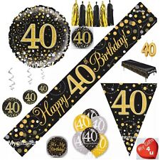Black 40th happy for sale  SOUTHPORT