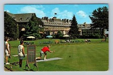 Cartão postal Skytop PA-Pennsylvania, inglês gramado boliche Skytop Club vintage c1973 comprar usado  Enviando para Brazil
