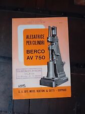 Alesatrice cilindri berco usato  Brescia