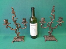 Coppia antichi candelabri usato Coppia antichi candelabri usato  Italia