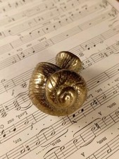 Heavy brass seashell for sale  WHITBY