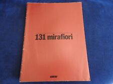 Catalogue fiat 131 d'occasion  Saint-Cyr-sur-Mer