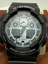 CASIO G-SHOCK GA-100BW-1A | Mostrador preto e branco | 51mm | Cronógrafo | Módulo 5081 comprar usado  Enviando para Brazil
