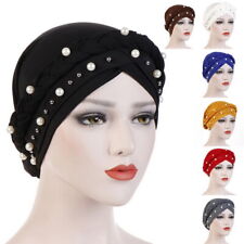 Novo Chapéu Turbante Feminino Câncer Muçulmano Quimioterapia Queda de Cabelo Lenço Feminino Hijab Cabeça, usado comprar usado  Enviando para Brazil