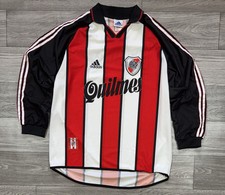 Camisa de futebol River Plate 2000 2002 Away manga longa tamanho XL Adidas, usado comprar usado  Enviando para Brazil