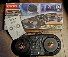 Usado, Sistema de computador Ion Discover DJ toca-discos duplo controlador USB para Mac PC funcionando comprar usado Usado, Sistema de computador Ion Discover DJ toca-discos duplo controlador USB para Mac PC funcionando comprar usado  Enviando para Brazil