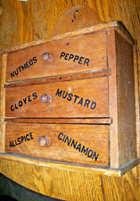 Vtg. wooden spice for sale  Vanderbilt
