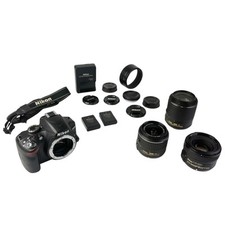 Usado, Câmera Nikon D3200 DSLR + 18-55mm VR + 55-200mm VR + Lentes 50mm 1.8G + Extras comprar usado  Enviando para Brazil