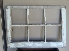 ANTIGO VINTAGE 6 PAINÉIS PANED CHIPPY BRANCO MADEIRA FAZENDA JANELA FAIXA ARTESANATO FAÇA VOCÊ MESMO B comprar usado  Enviando para Brazil