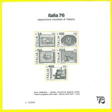 Italia 1976 foglietto usato  Lugo