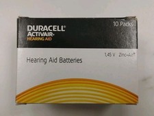 Pilhas para aparelhos auditivos Duracell Activair tamanho 312 10 pacotes (60 baterias) Hg0% comprar usado  Enviando para Brazil